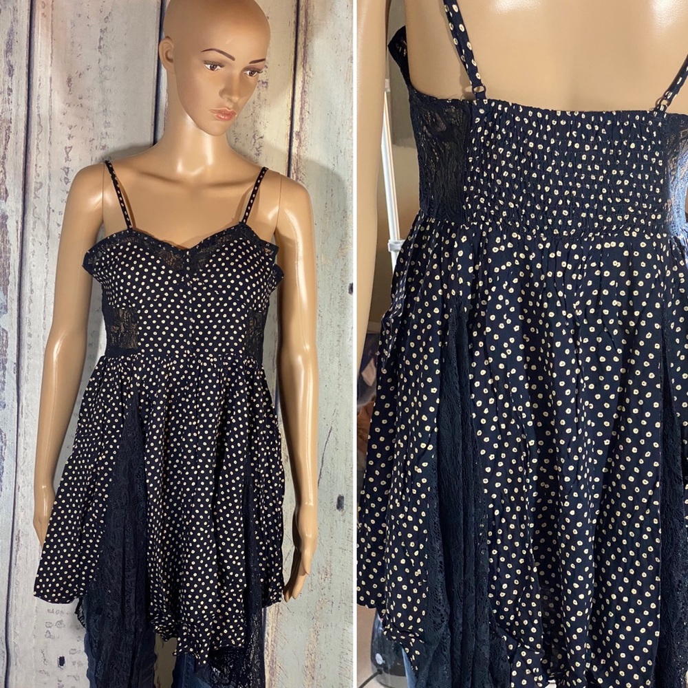 Catch Me Polk-A-Dot Layering Tank/ Tunic Top